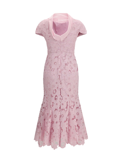 SELF-PORTRAIT Lace midi Dress