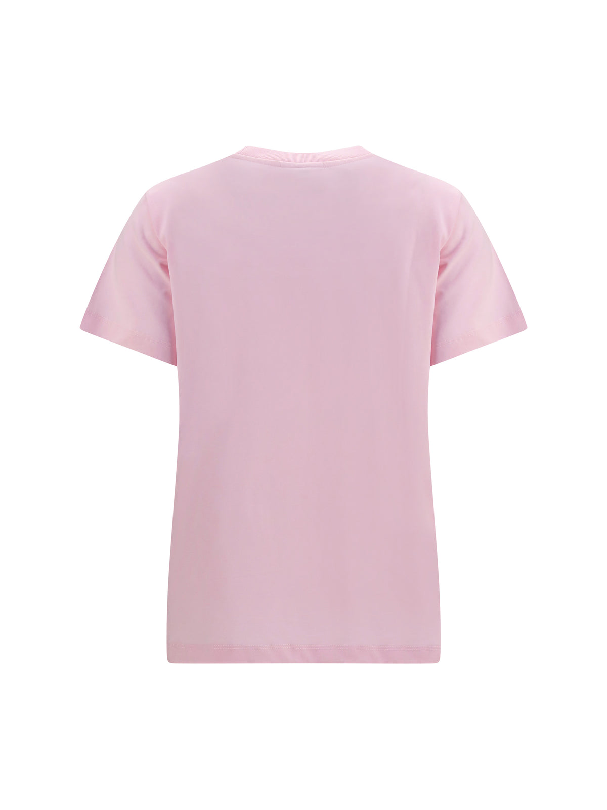 Ganni Teddy Forest cotton T-shirt - Chalk Pink