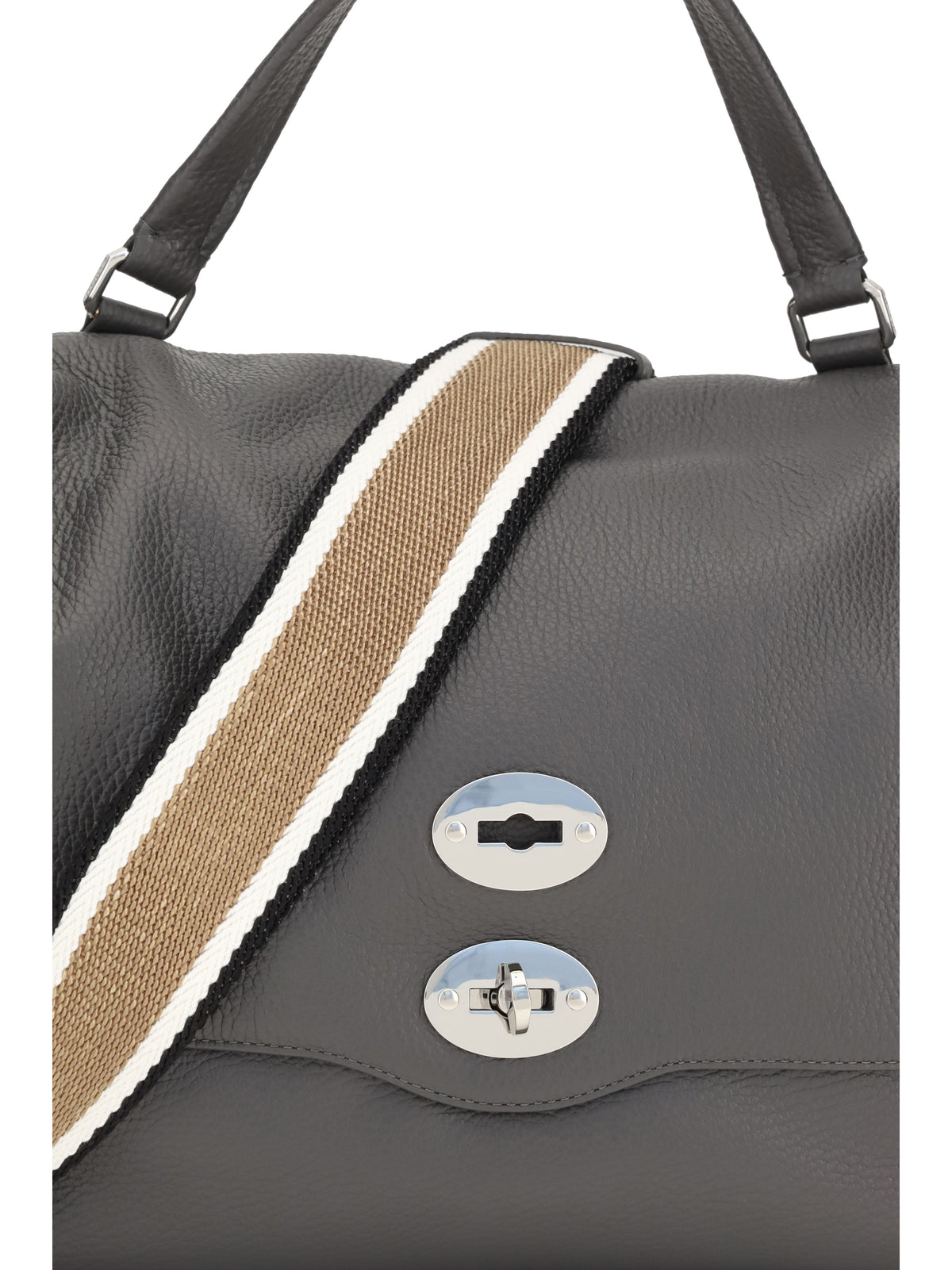 Zanellato Medium Postina Daily Handbag - Grey Vulcano