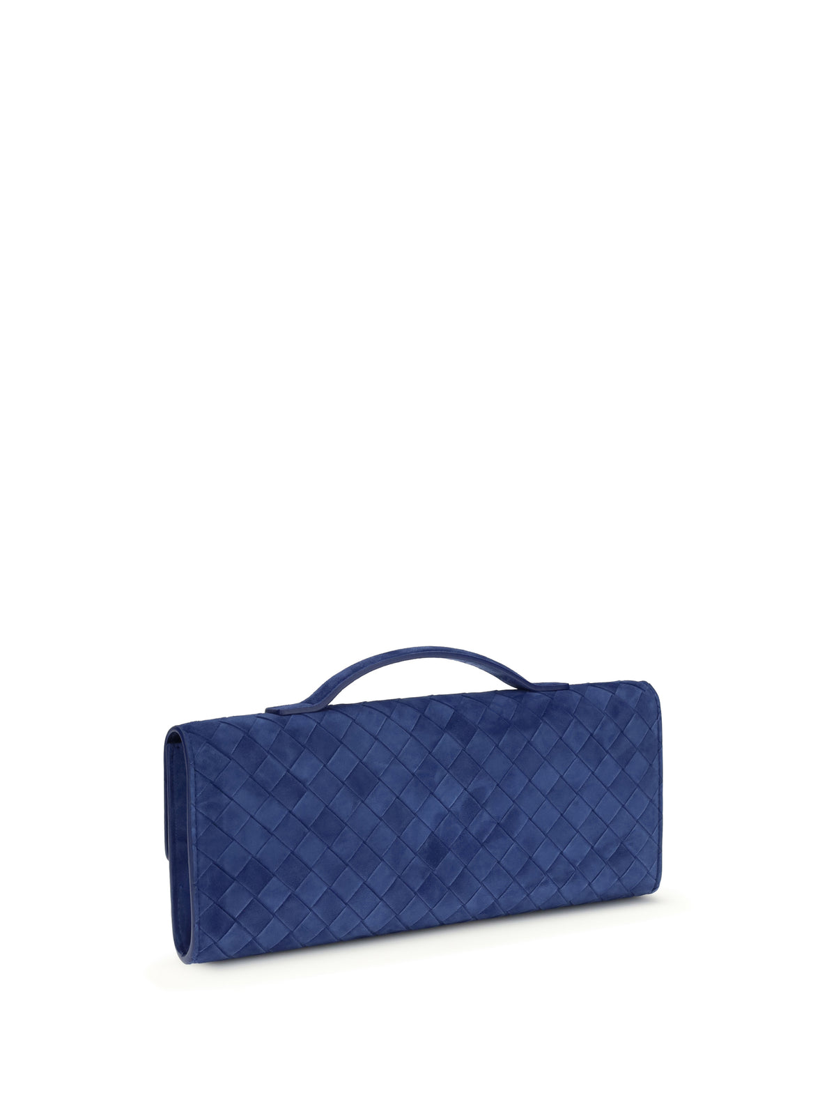 Bottega Veneta Andiamo Clutch - Blue Royal-Muse Br