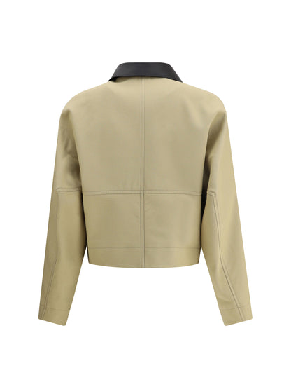 Givenchy Cropped cotton and wool Caban - Beige