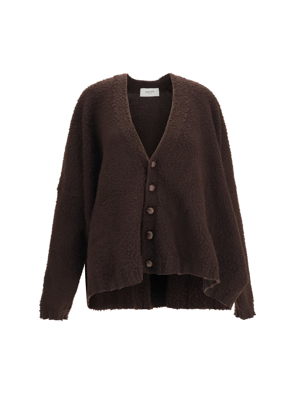 Golden Goose Casentino-effect wool Cardigan - Brown