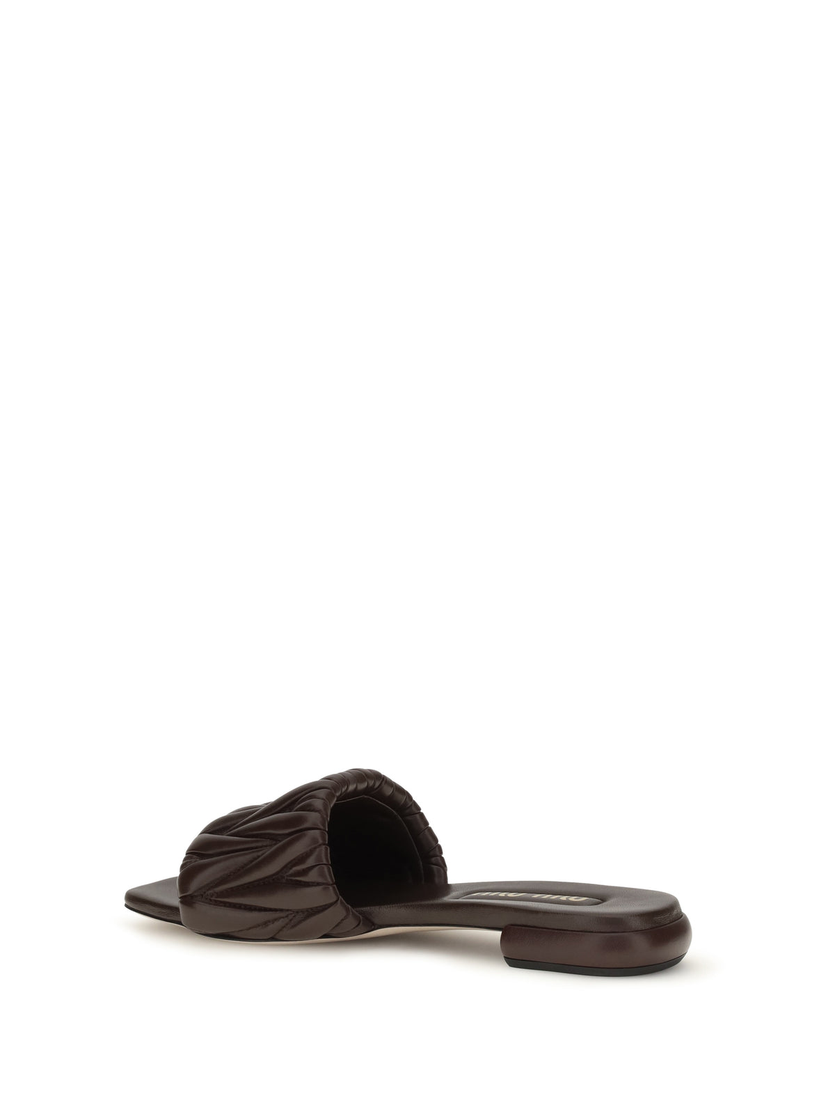 Miu Miu Matelassé nappa leather Sandals - Radica