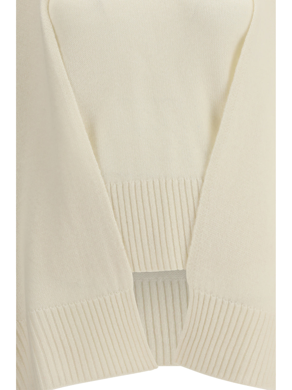 Toteme Cashmere poncho Sweater - Ecru