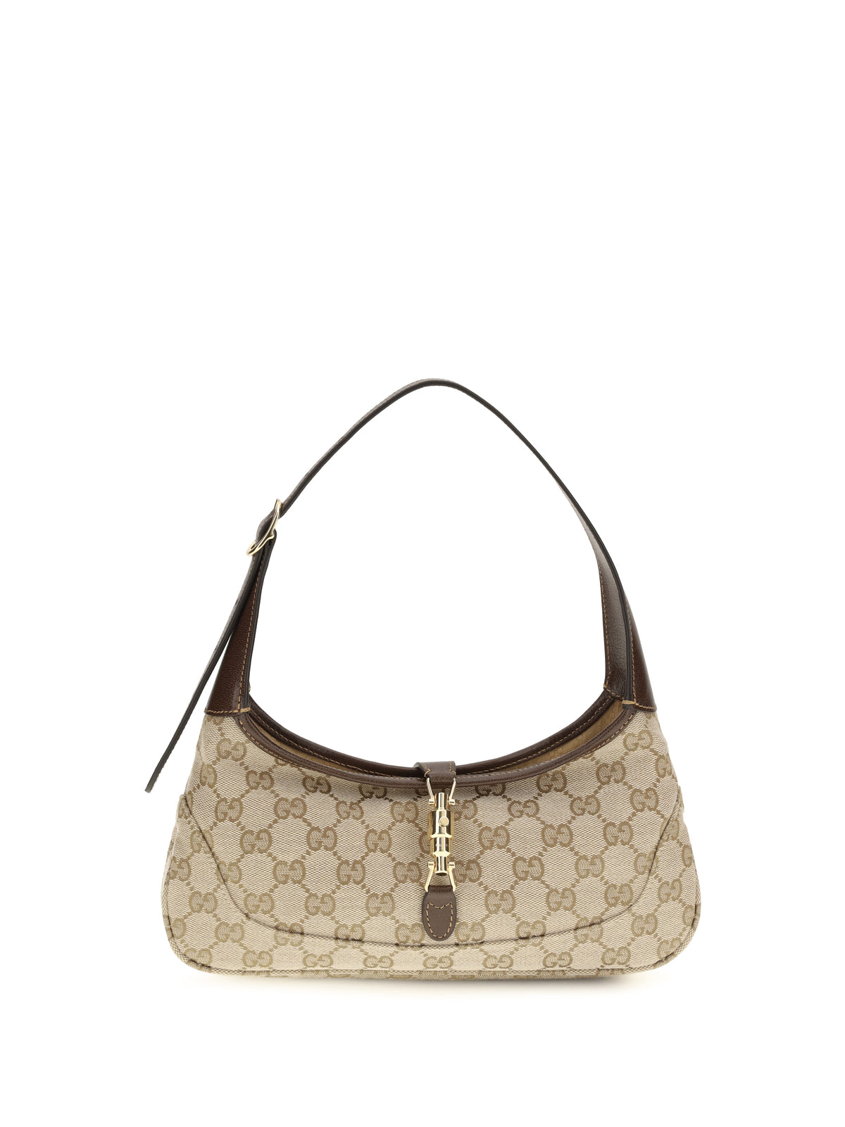 Gucci Medium Jackie Slim Shoulder Bag - Vintag.Sand/Dk Brown
