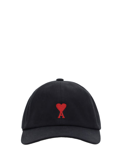 Ami Paris ADC cotton Baseball Cap - Noir