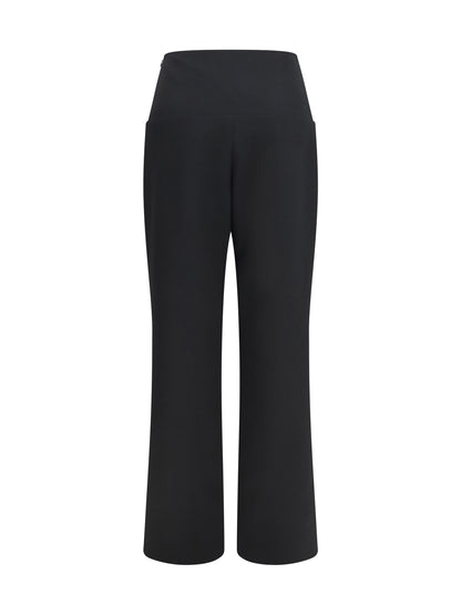 Alaïa Lightweight wool tailored Pants - Noir