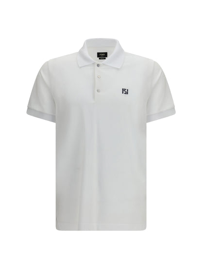 FENDI FF logo piqué Polo