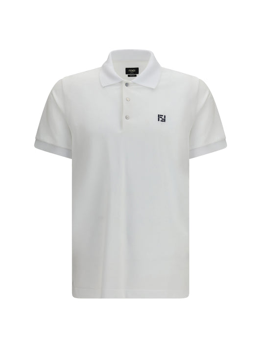 FENDI FF logo piqué Polo