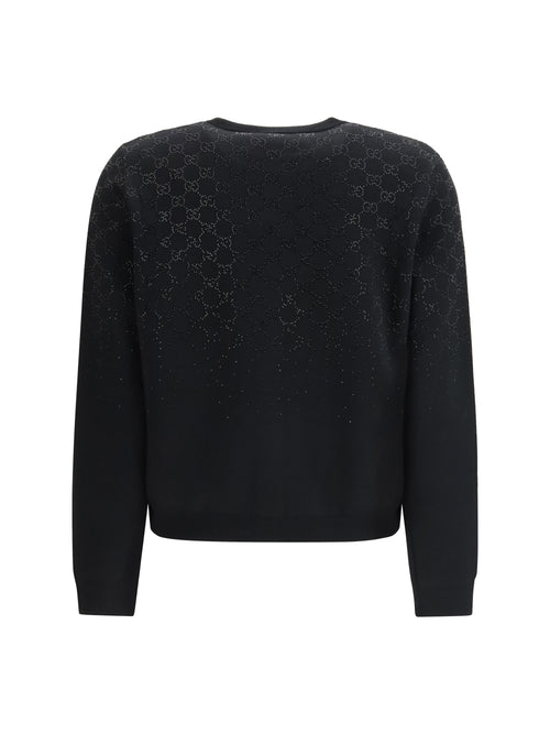 Gucci Long-sleeve crew-neck Cardigan - Black/Mix
