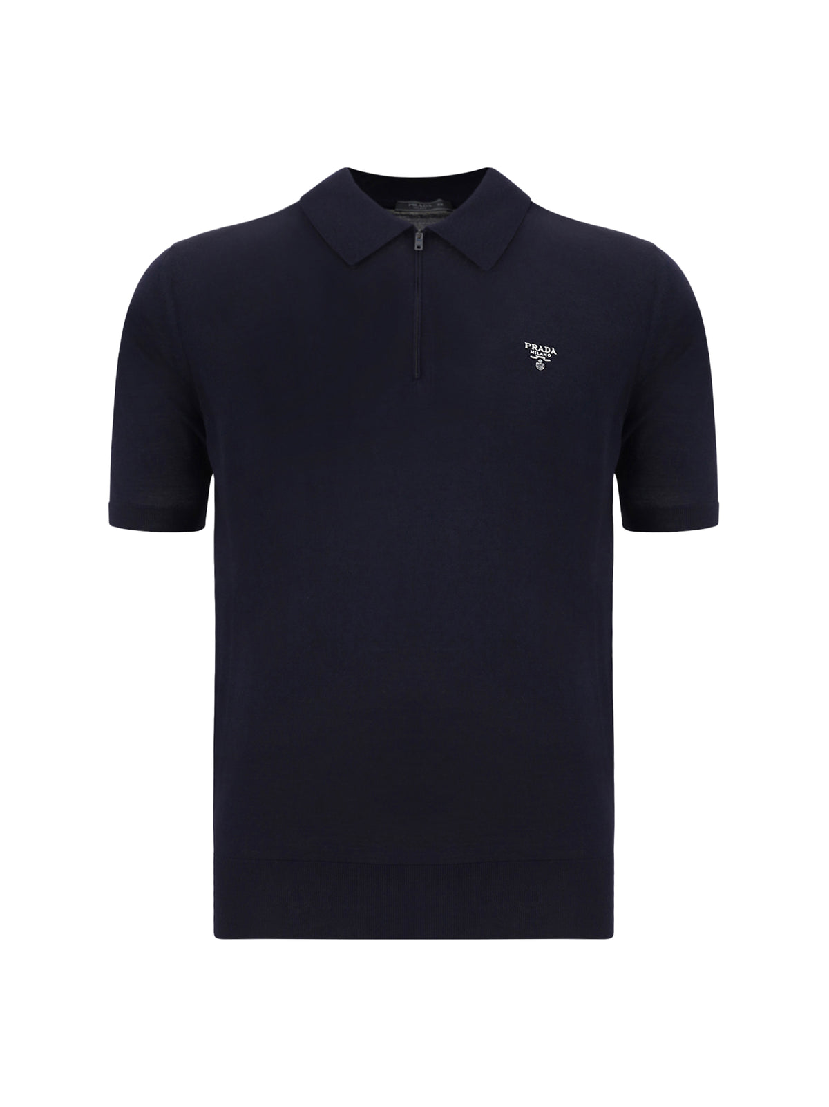 Prada Virgin wool Polo Shirt - Black