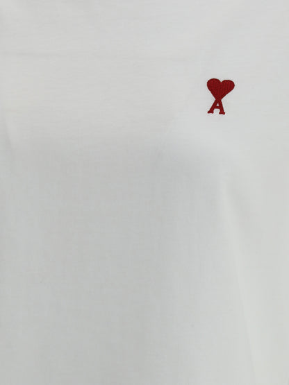 Ami Paris Logo T-shirt - Blanc