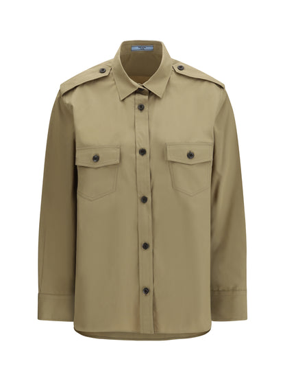 Prada Cotton poplin Shirt - Mastice