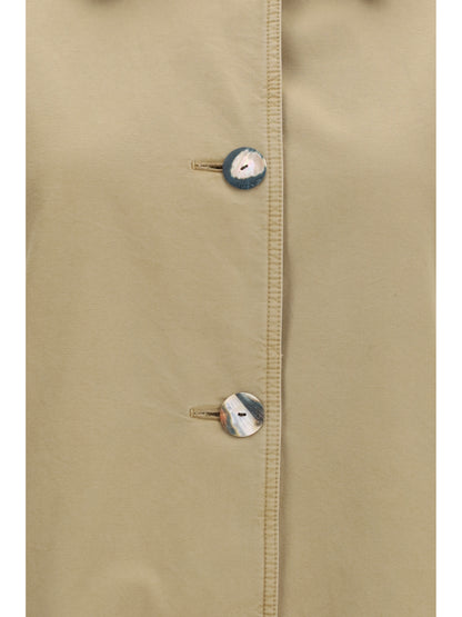 The Row Etoli cotton Coat - Beige