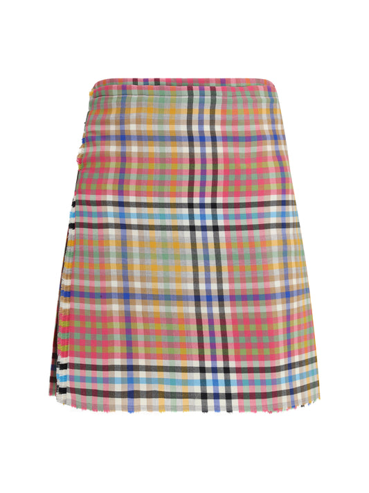 VIVIENNE WESTWOOD Heather Check Mini Kilt