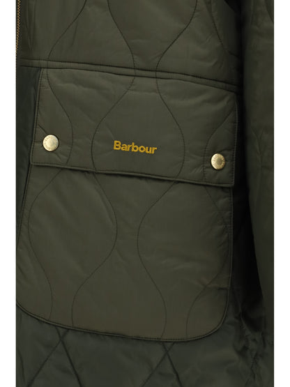 Barbour Osbourne Quilted Jacket - Olive/Fern/Mixed Tartan