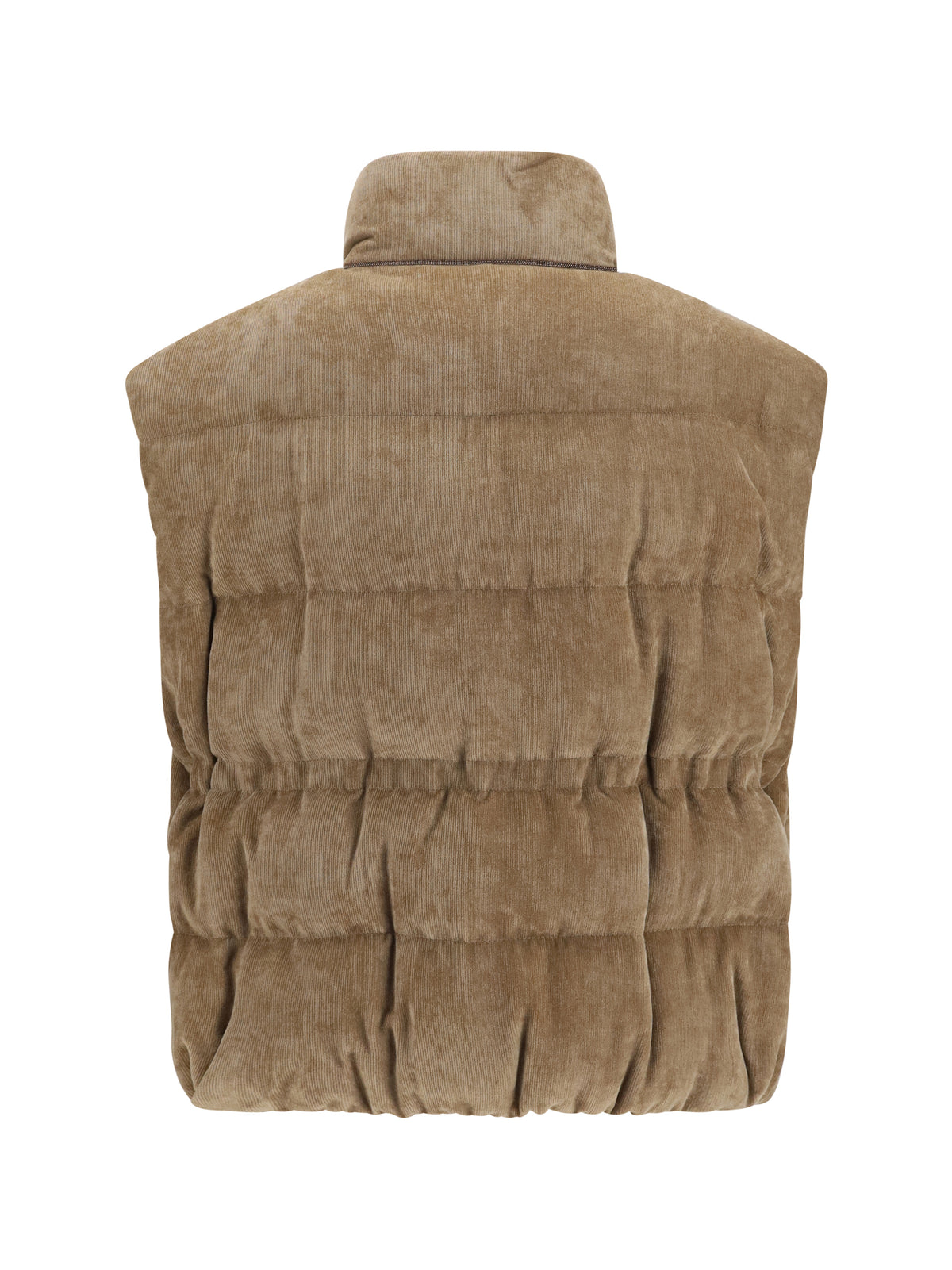Brunello Cucinelli Sleeveless padded Vest - Cappuccino