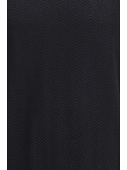GIORGIO ARMANI Short-sleeved cotton and silk Sweater