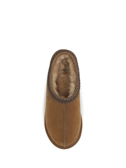 Ugg Tasman II Nubuck Clogs - Dark Chestnut