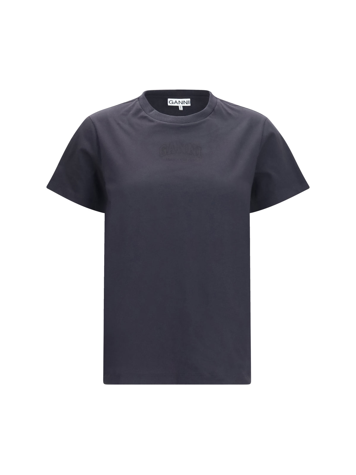 Ganni Crewneck T-shirt - Phantom