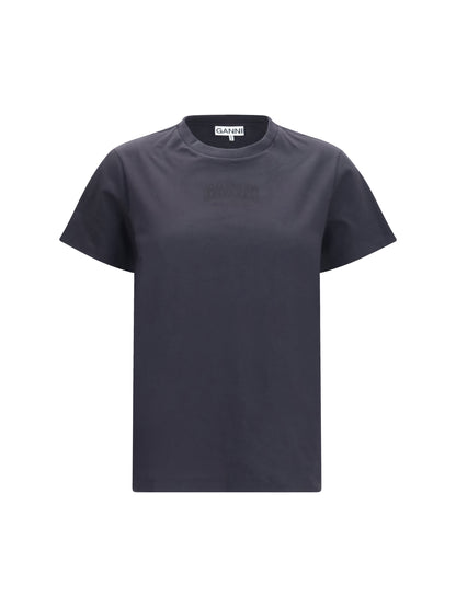 Ganni Crewneck T-shirt - Phantom