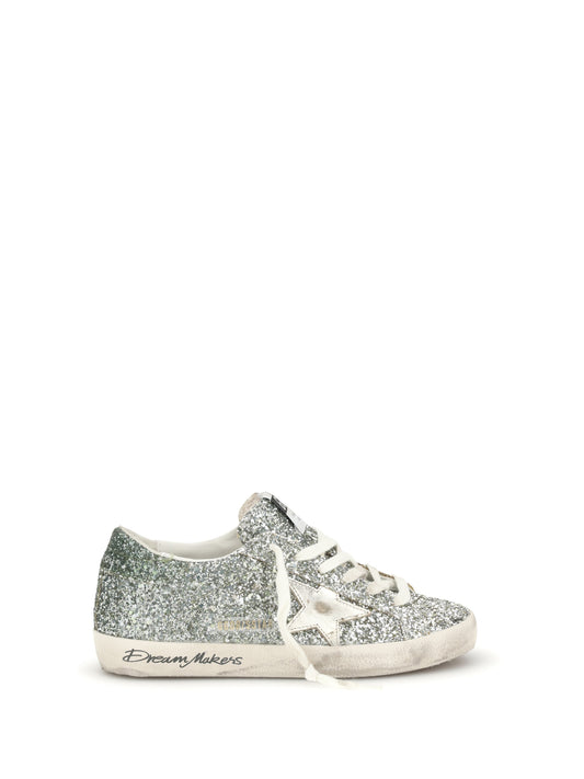 GOLDEN GOOSE Super-Star glitter Sneakers