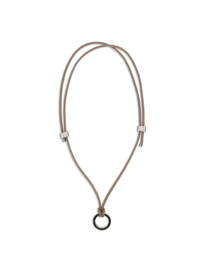 BRUNELLO CUCINELLI Leather eyeglass Cord with charm