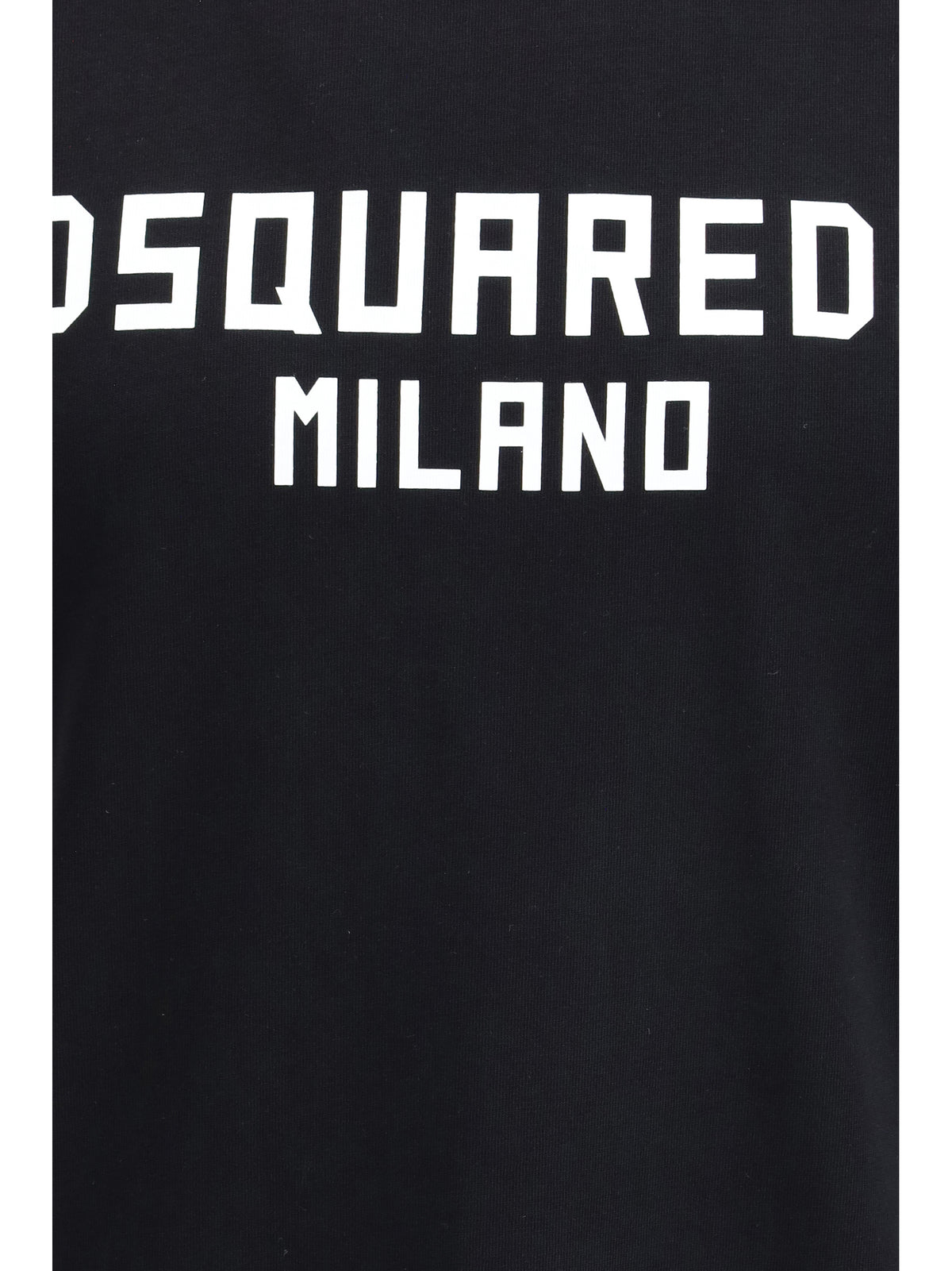 Dsquared2 T-shirt with “Dsquared2 Milano” logo printed - Black