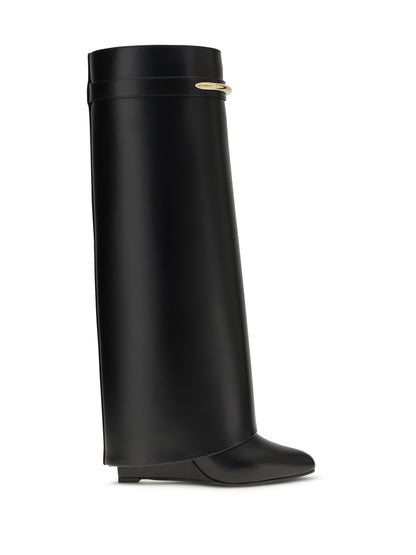 GIVENCHY Leather Shark Boots