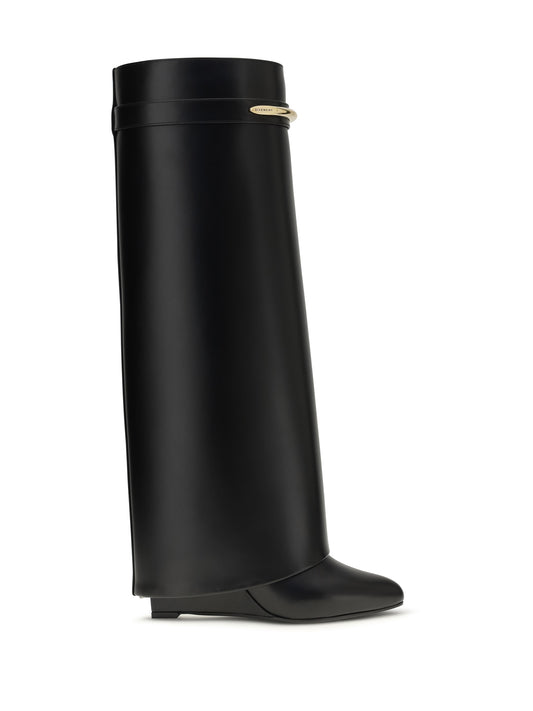 GIVENCHY Leather Shark Boots