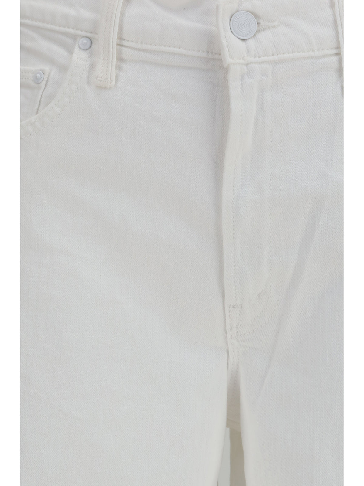Mother Rerun Zip Sneak Jeans - Totally Innocent
