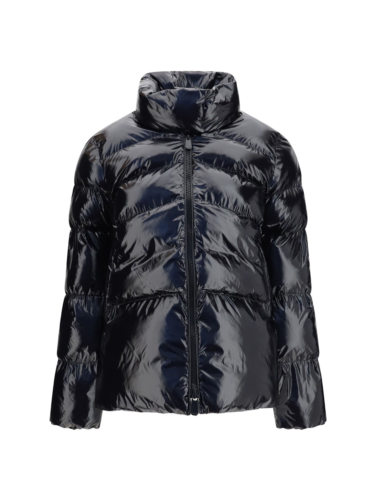 Pinko Glossy quilted Puffer Jacket - Black Limousine