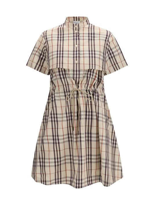 BURBERRY Cotton Check Dress