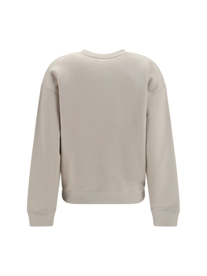 Maison Kitsuné Chillax Fox Comfort crewneck Sweatshirt - Moon Beige