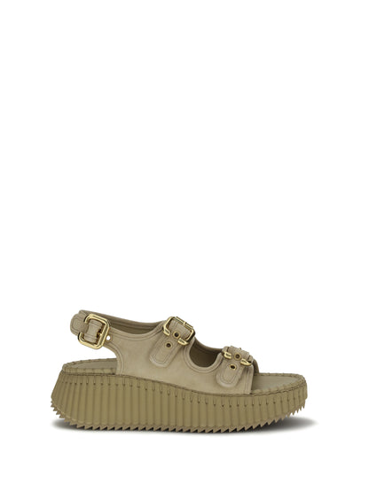 CHLOÉ Nama wedge Sandals