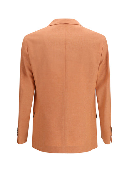 BRUNELLO CUCINELLI Deconstructed Jacket in mouliné fabric