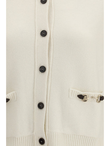 Gucci Wool and cashmere Cardigan - White/Mix
