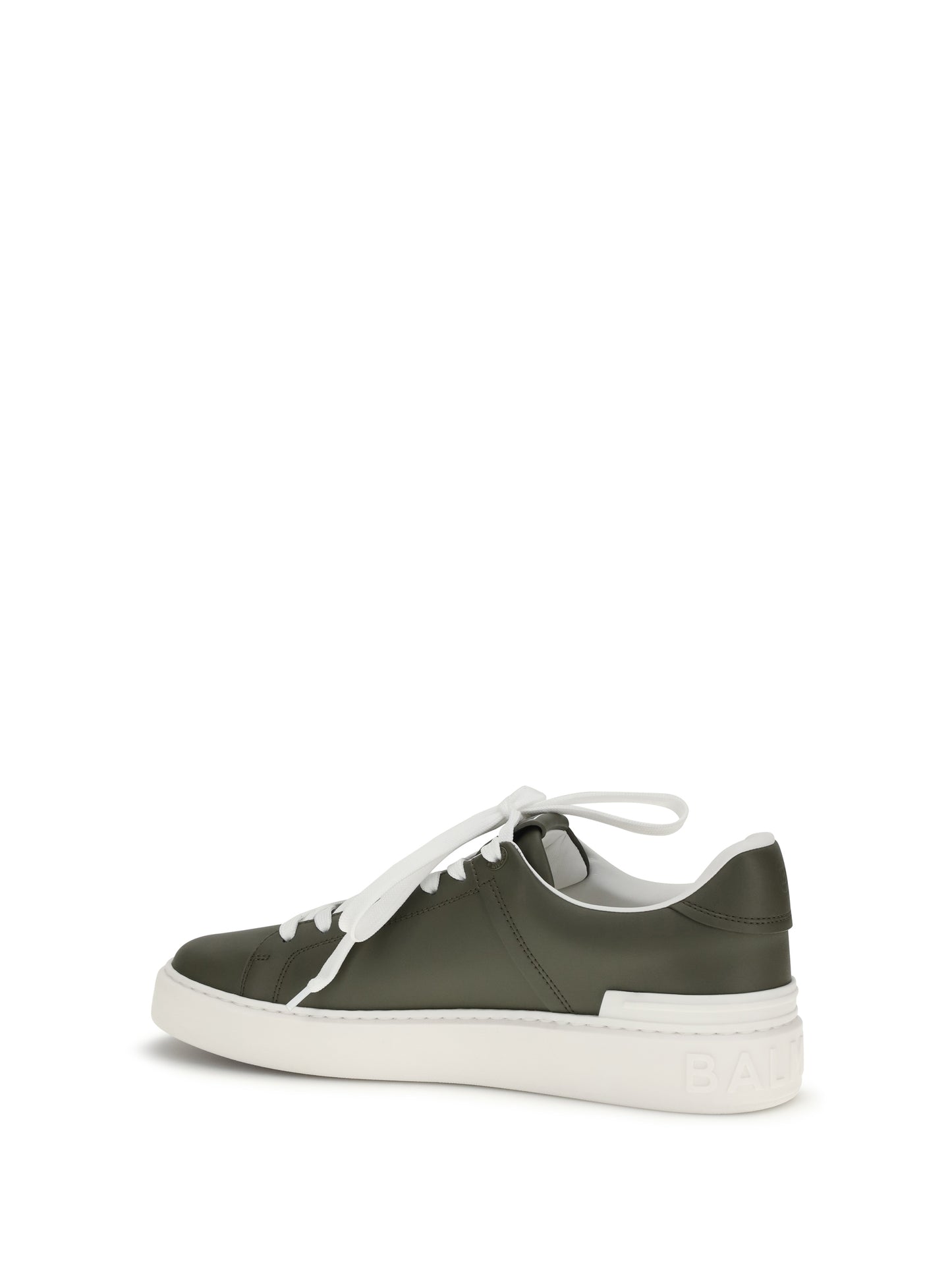 BALMAIN B-Court Sneakers in calfskin leather