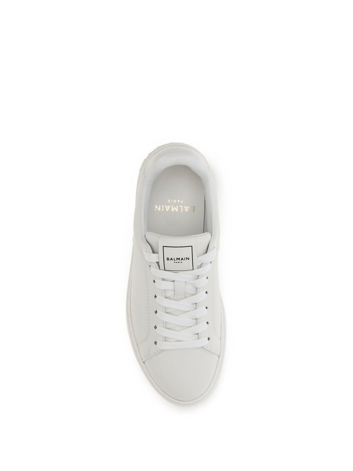 Balmain B-Court leather Sneakers - Blanc