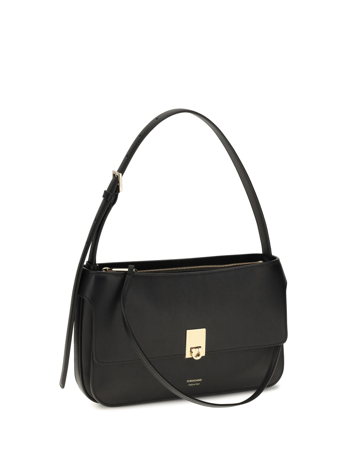Ferragamo Mini Cara Shoulder Bag - Black