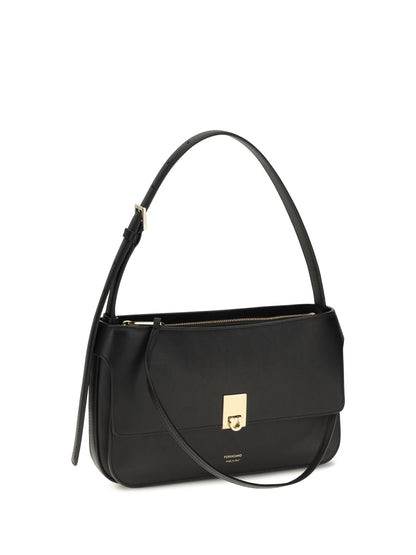 Ferragamo Mini Cara Shoulder Bag - Black