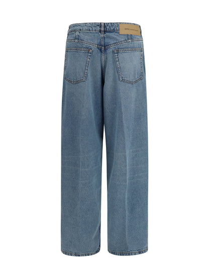 Ami Paris Balloon Jeans in denim - Bleu Used