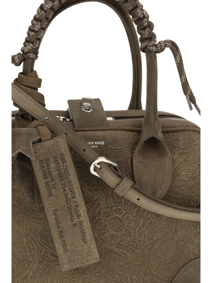 Golden Goose Vita leather Handbag - Military Green
