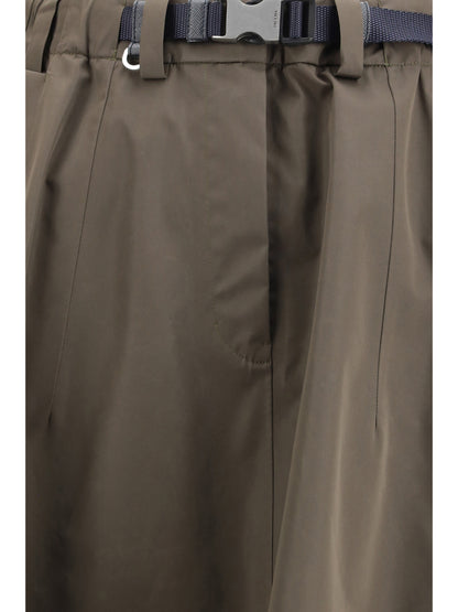 Prada Nylon midi Skirt - Mimetico