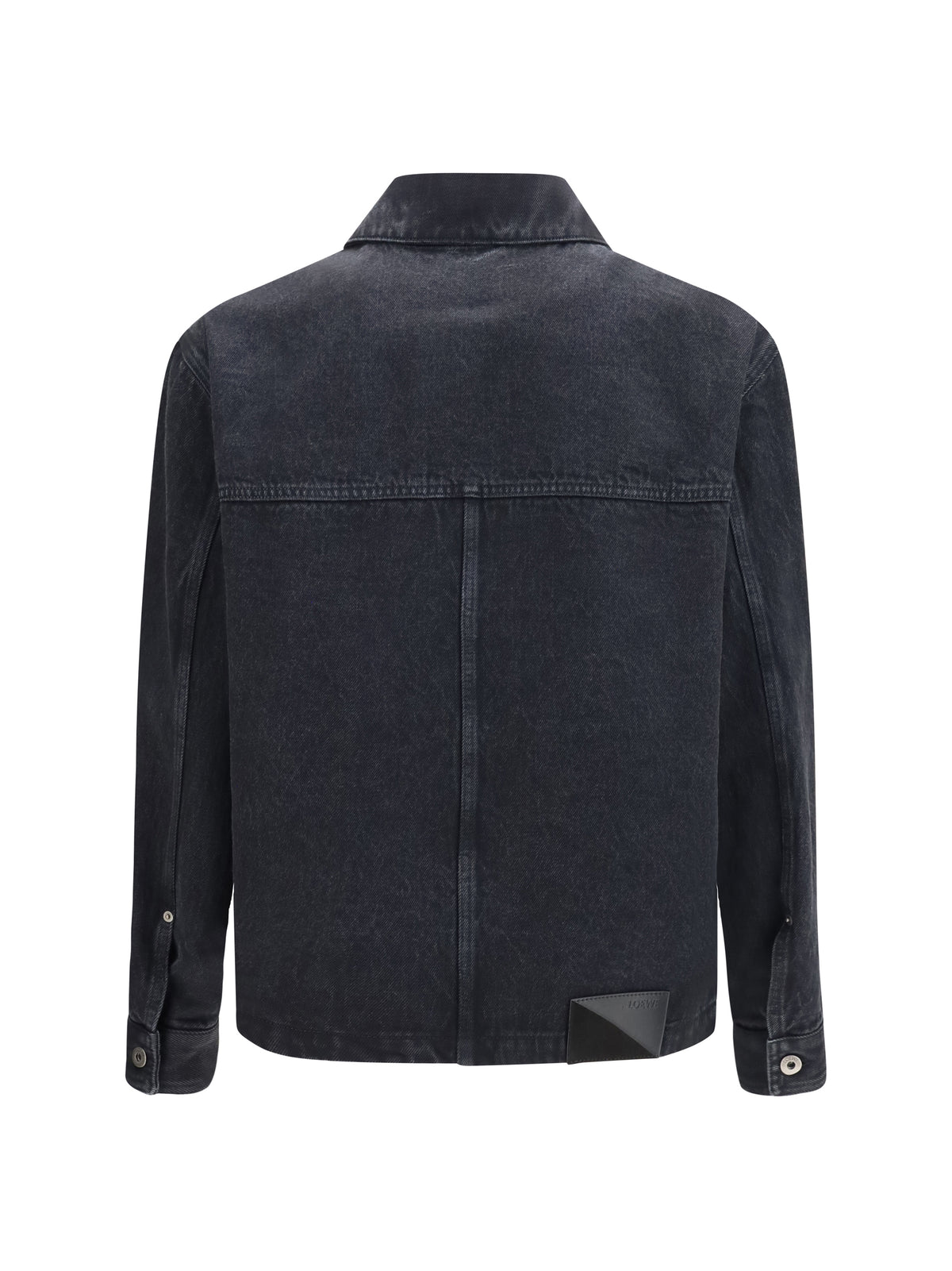 Loewe Zip-Up Denim Jacket - Black
