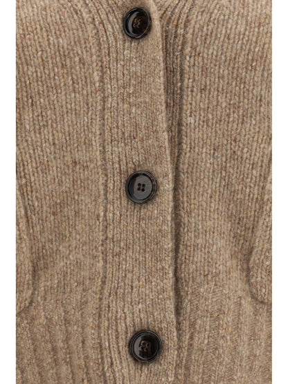 Allude Cashmere V-neck Cardigan - 48