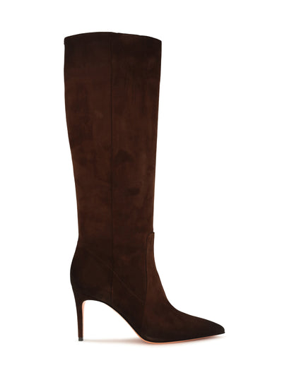 Santoni Pointed high Boots - Brown