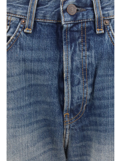 Acne Studios 2021F wide-leg Jeans - Mid Blue