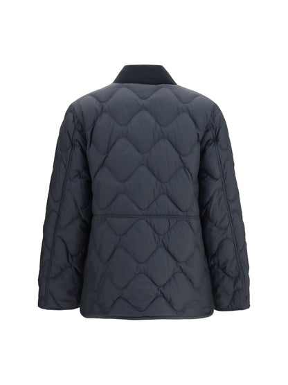 Woolrich Heritage Stand Up Collar Down Jacket - Charcoal Grey