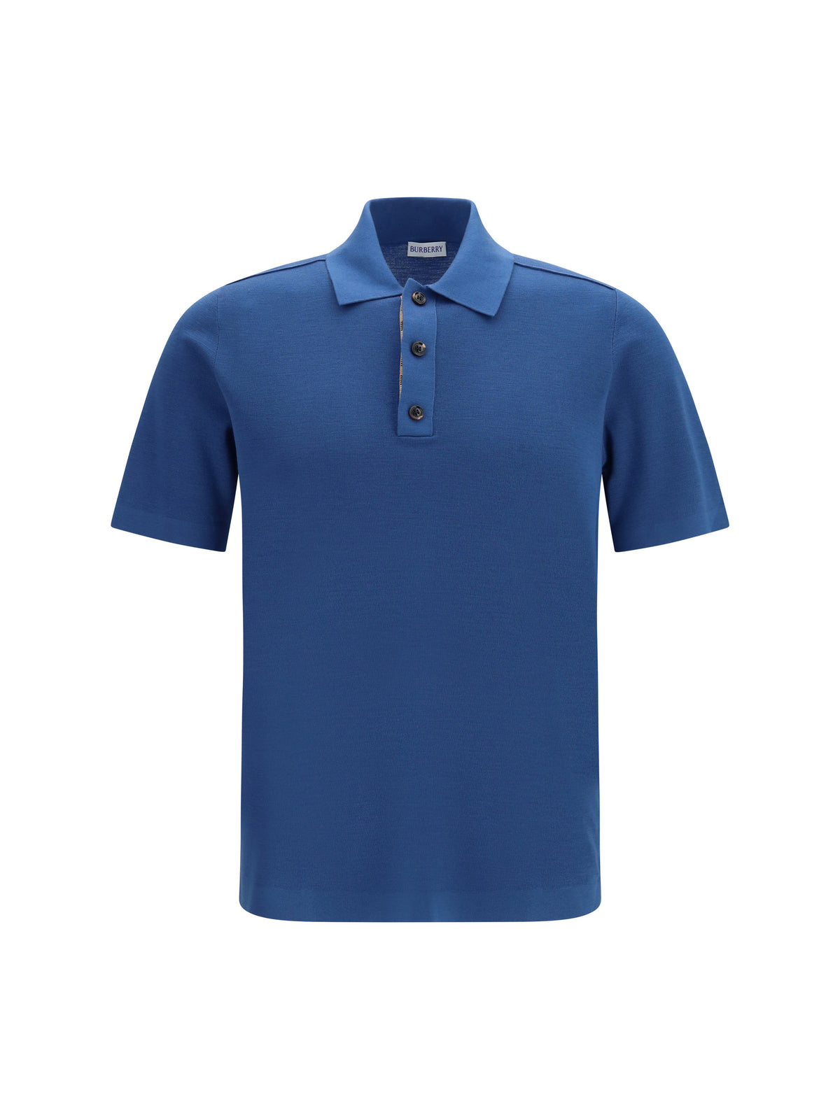 Burberry Knit Polo - Officers Blue